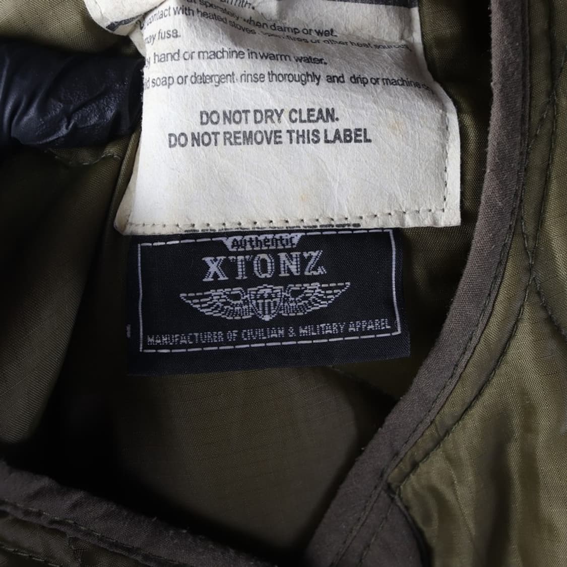 엑스톤즈 밀리터리 퀼팅 자켓 M 상품이미지5