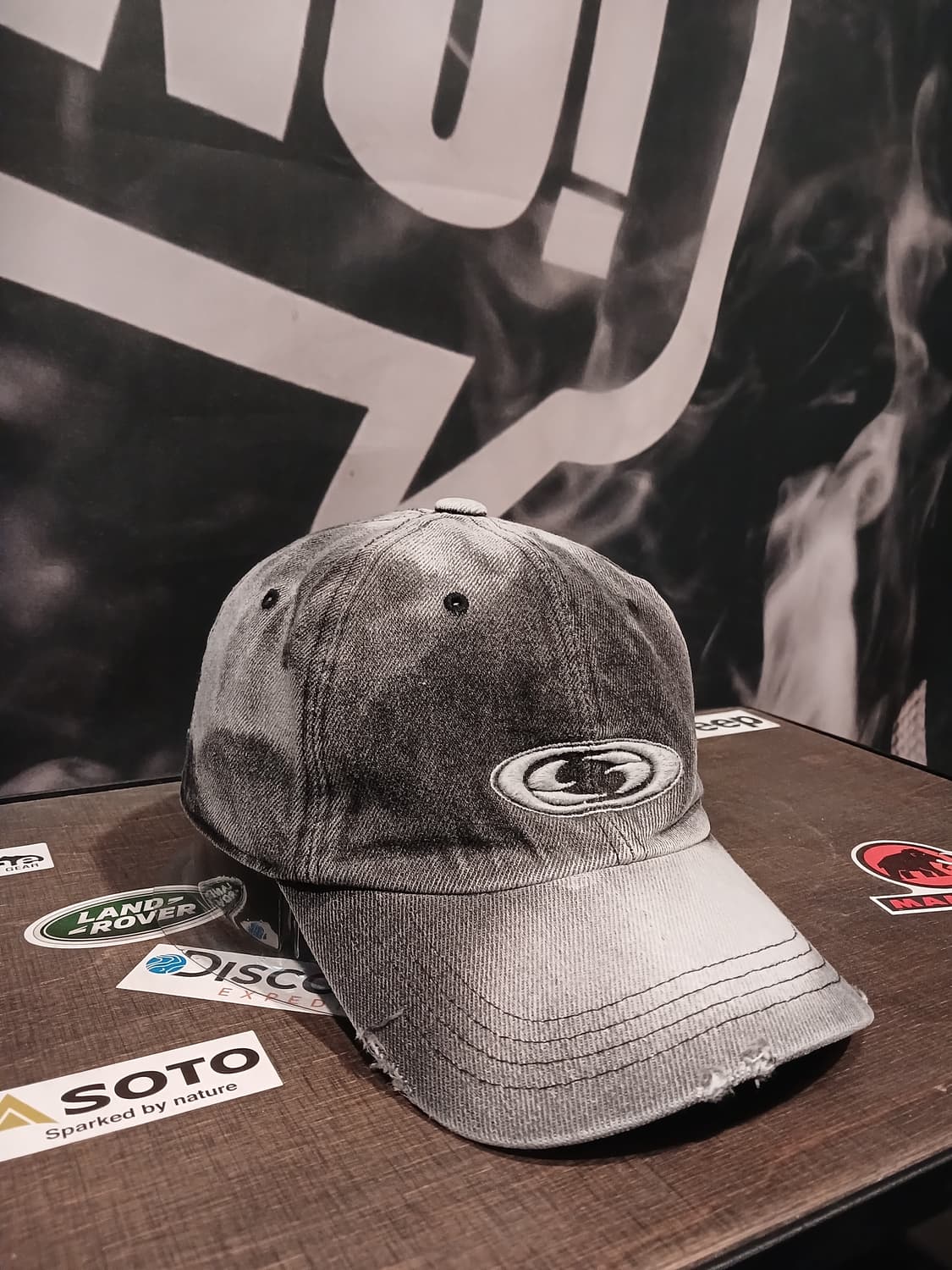 GRAILZ DENIM OVAL LOGO CAP 상품이미지3