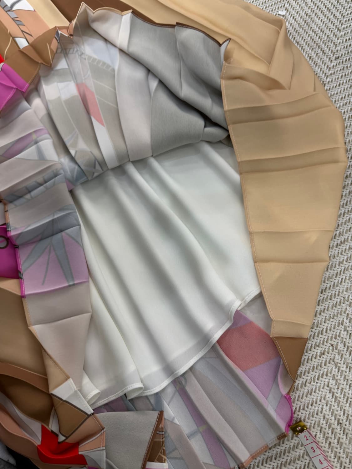 정품) 래트바이티 한섬 패턴 주름 밴딩 스커트 치마 67 상품이미지6