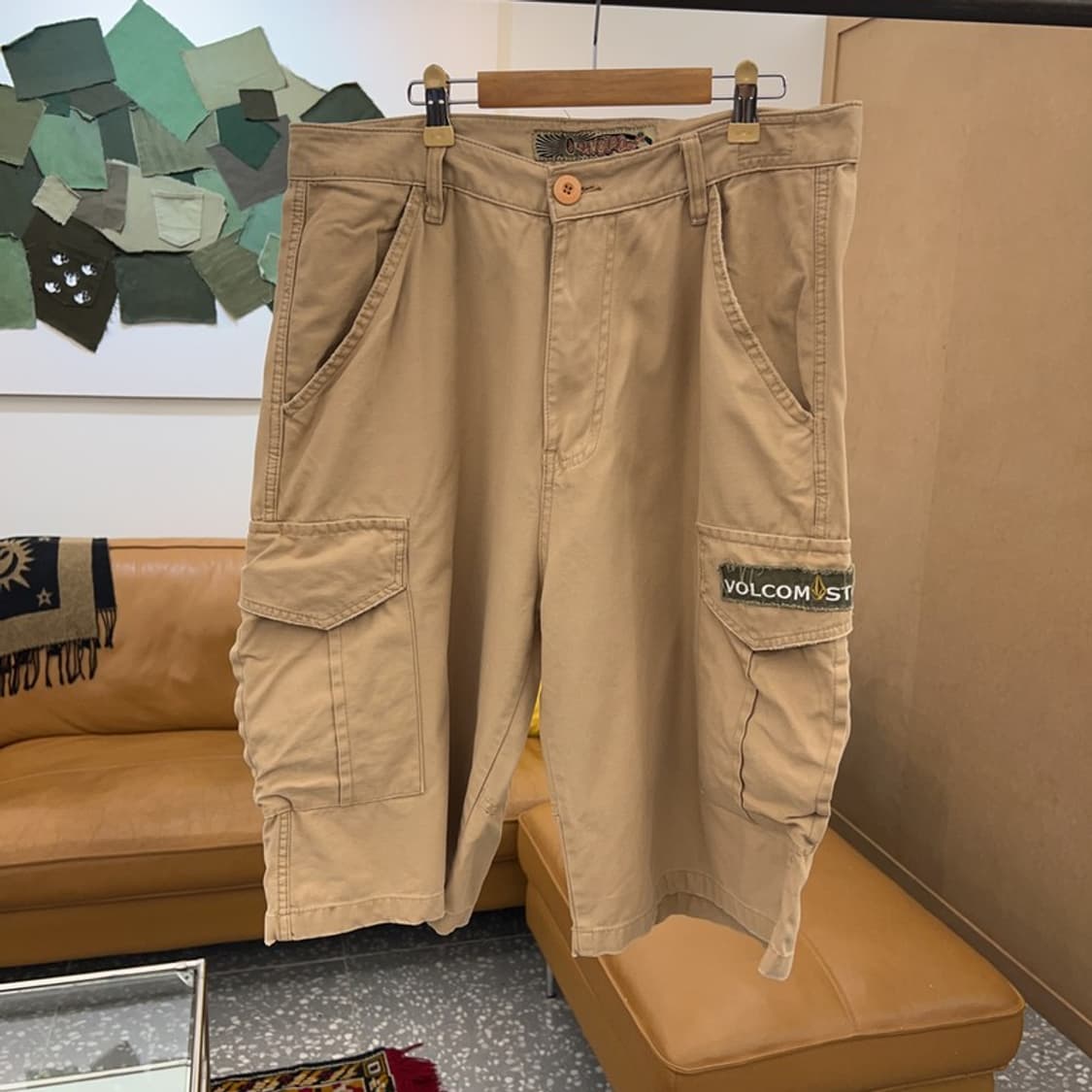 볼컴 빈티지 카고팬츠 반바지 M C04089  상품이미지1