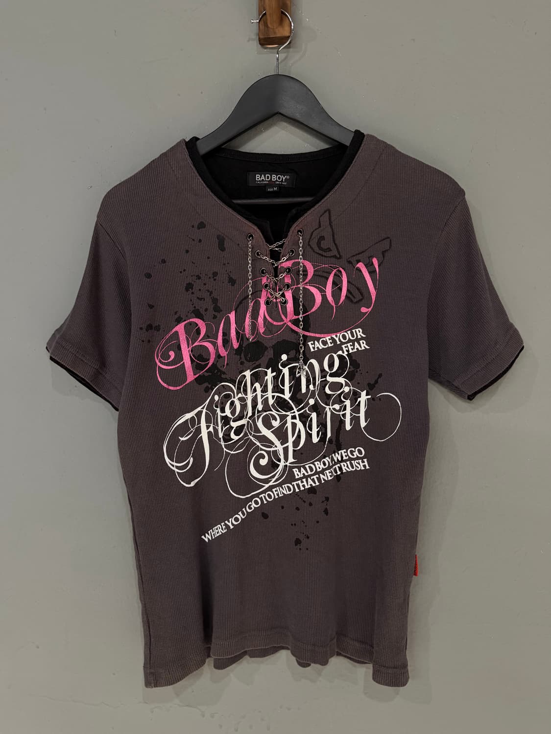 Bad boy layered collar chain point top 상품이미지5