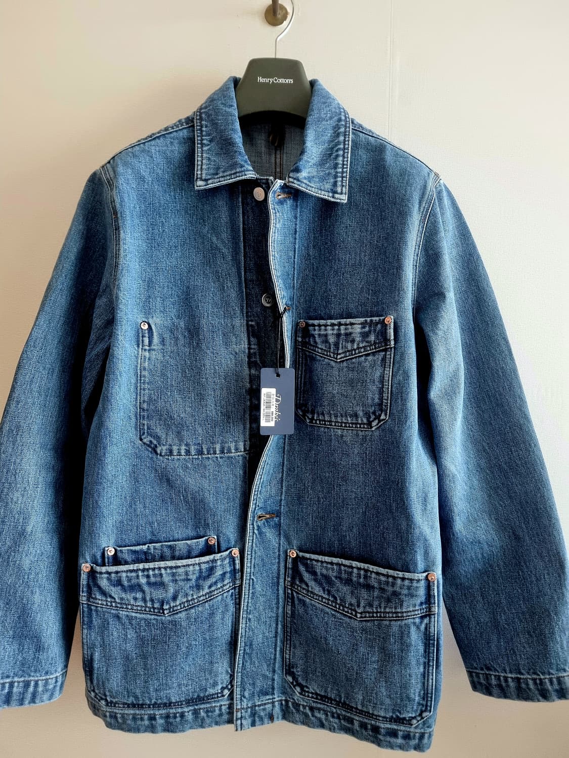 드레익스 데님 초어 자켓 블리치 42사이즈 상품이미지1