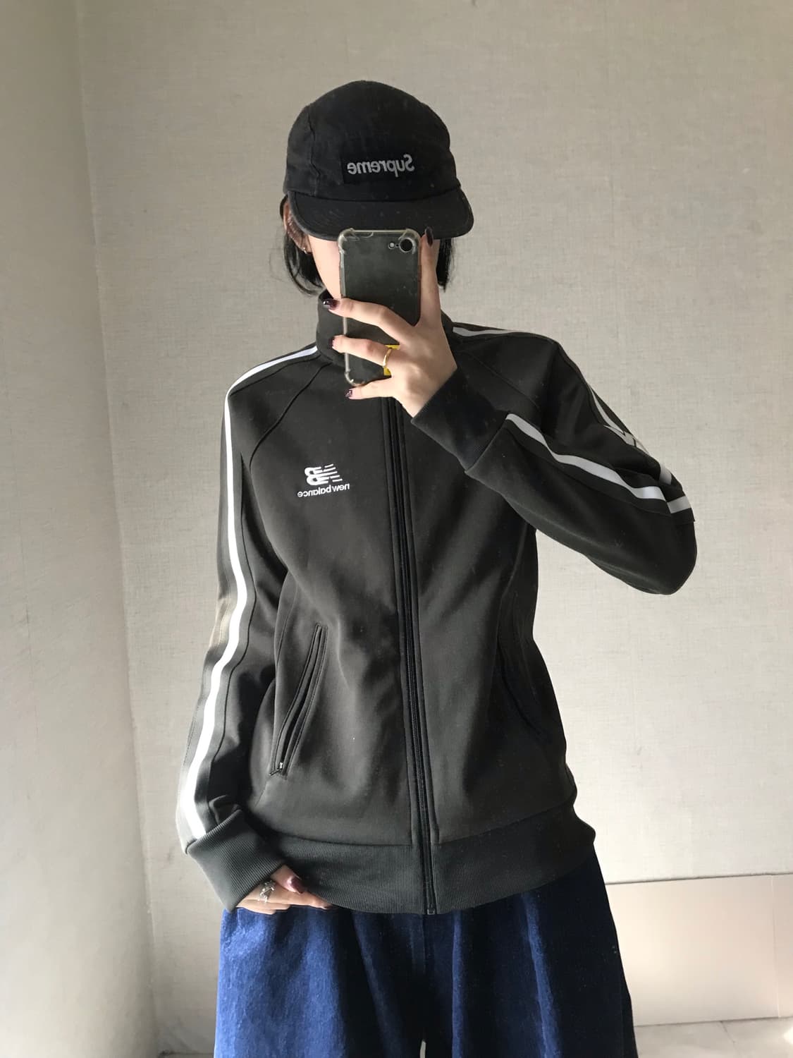 뉴발란스 카키 져지 상품이미지1