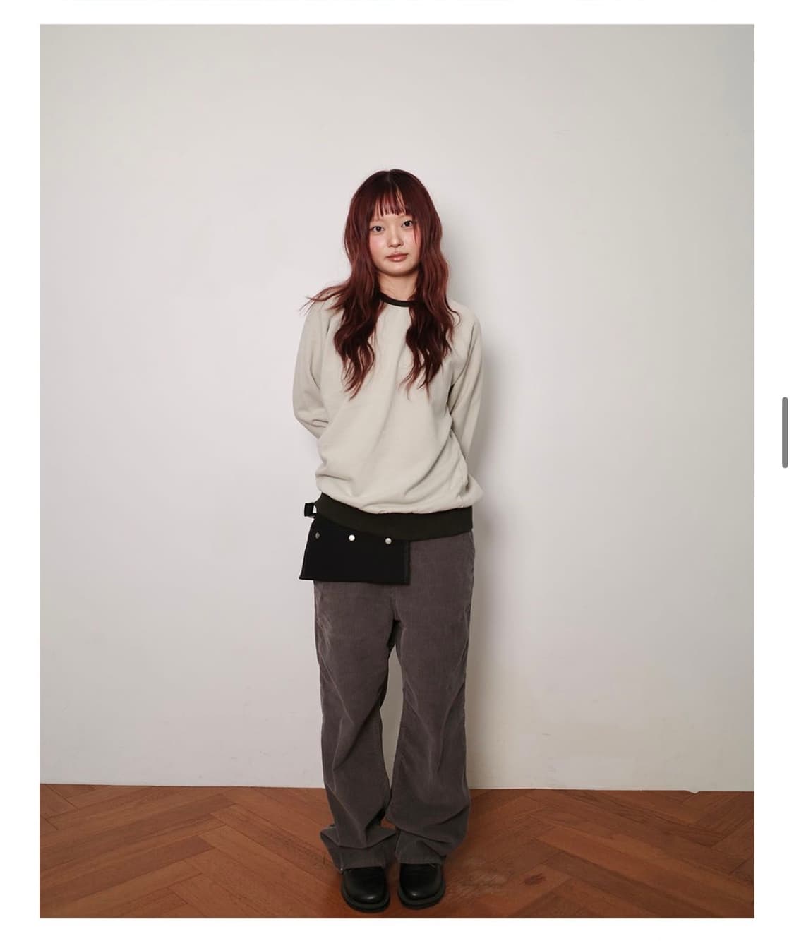 키마우라 소프트 캔버스 벨트백 상품이미지1