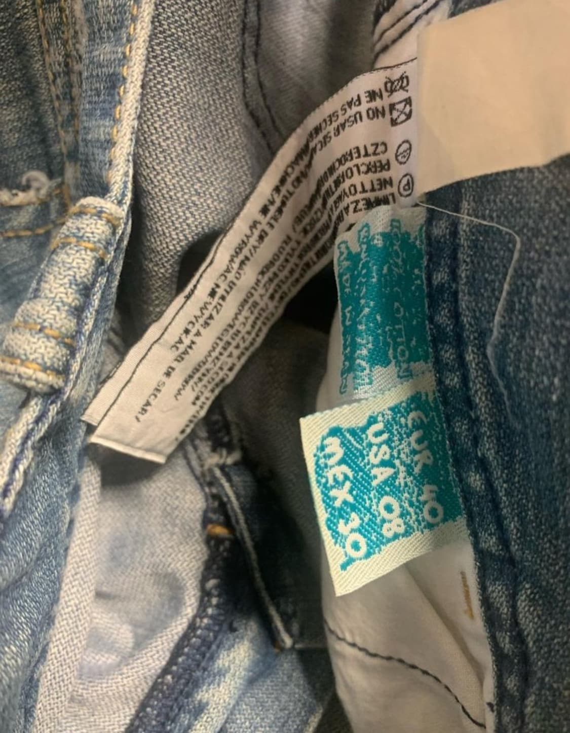 [30] 자라 ZARA TRF 데님 미니 스커트 상품이미지3