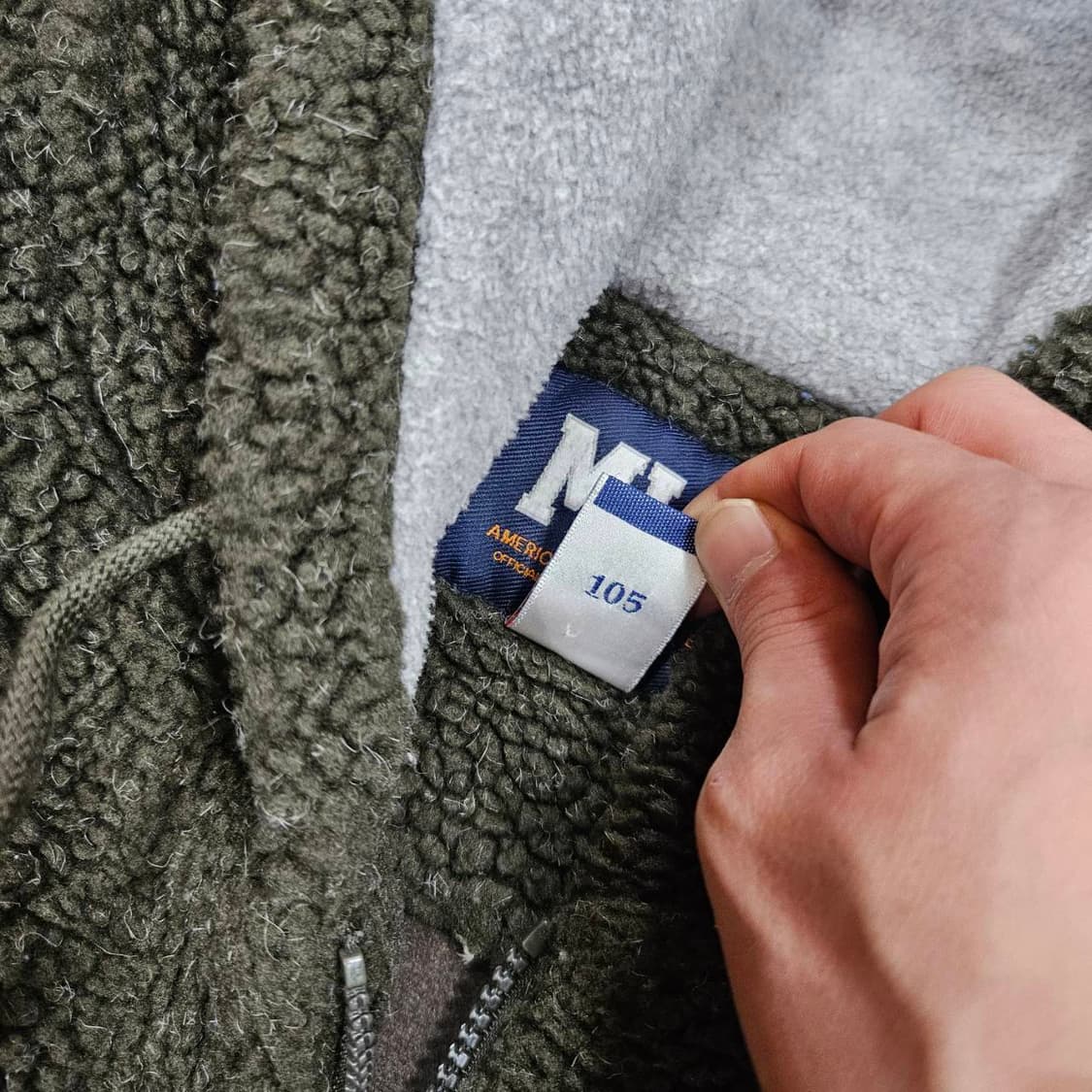 엠엘비(MLB) 에틀란타 마제스틱 패치드 후드 플리스 자켓 상품이미지5