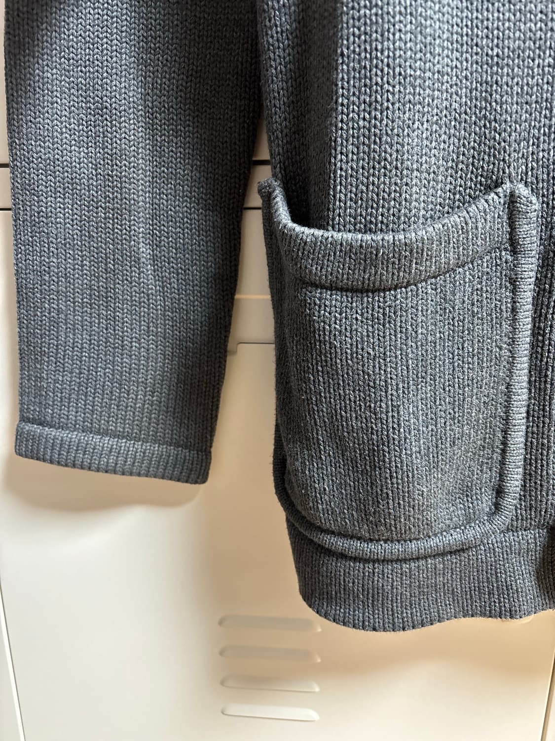 GAP 떡볶이 후드 니트 가디건 (차콜) 상품이미지4