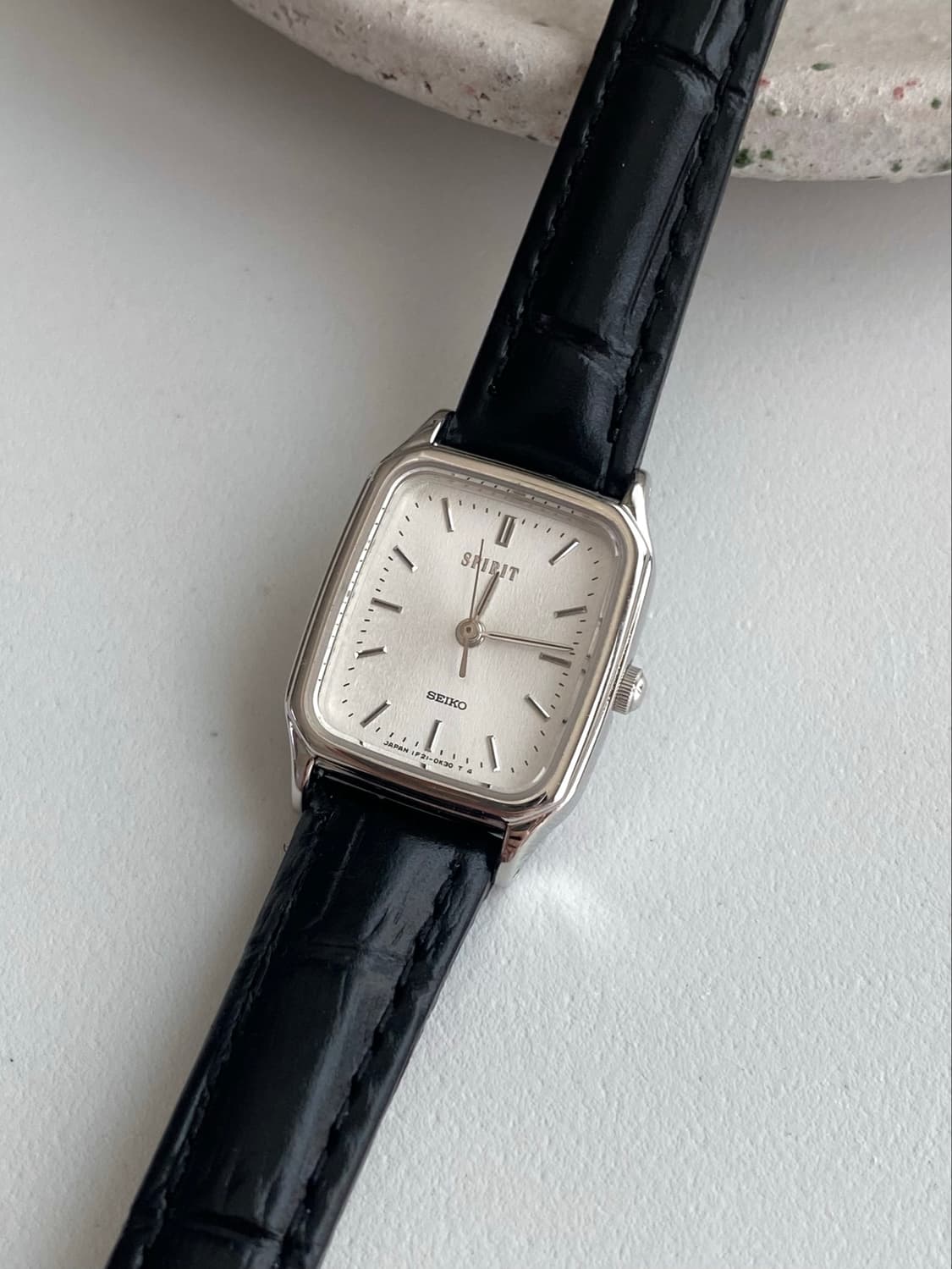 Seiko 세이코 spirit 스피릿 스퀘어 실버 쿼츠 상품이미지3