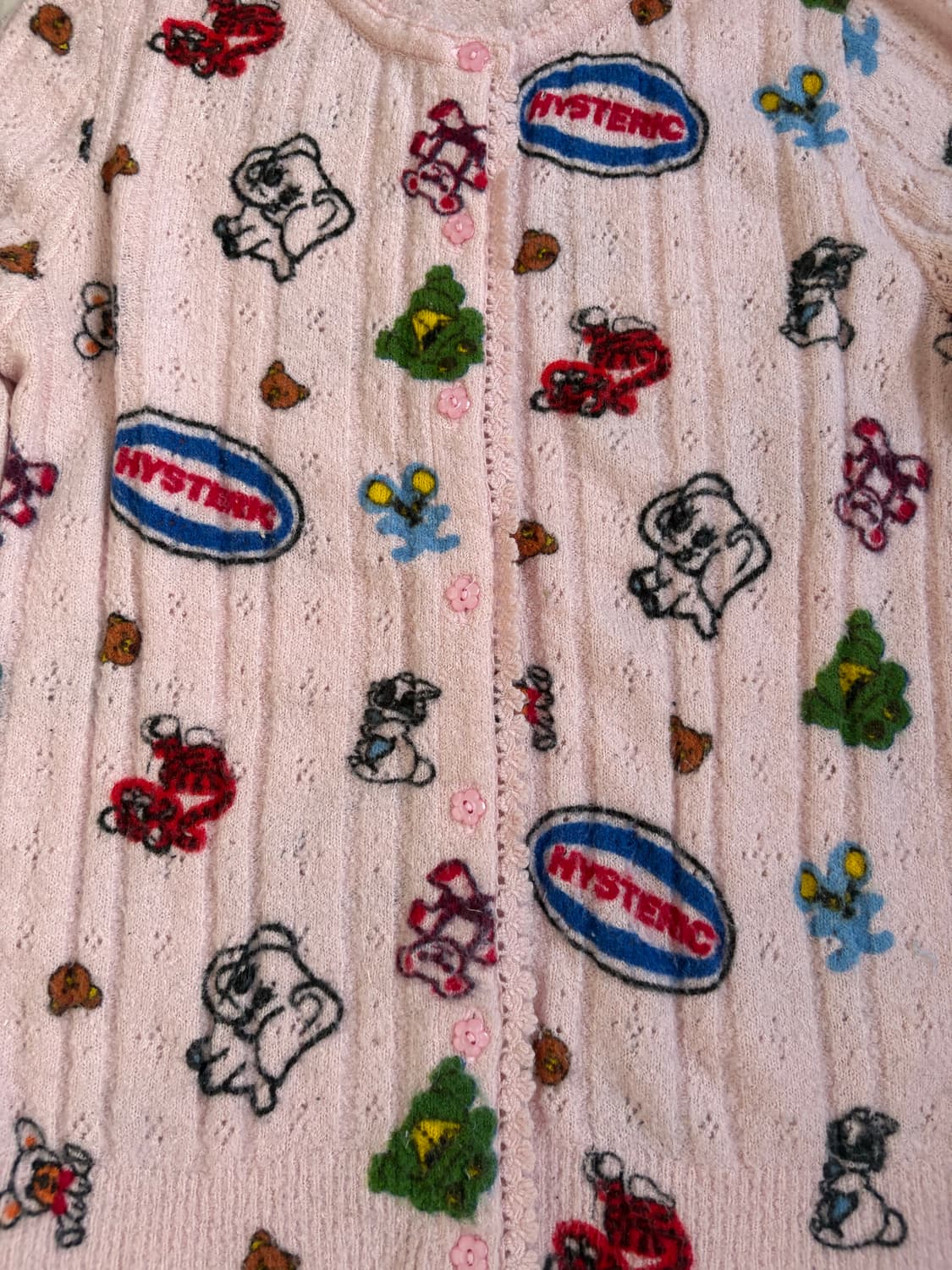 hysteric galmour 90s 니트 가디건 상품이미지3