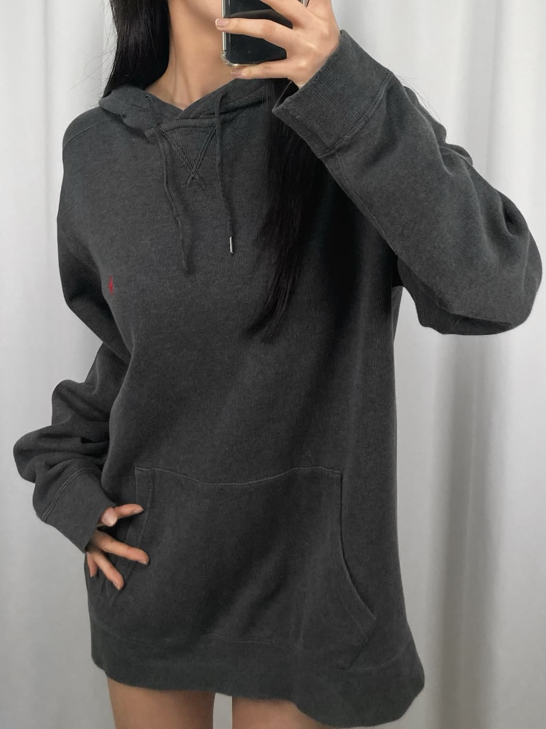 폴로 레드 로고 후드티 상품이미지2