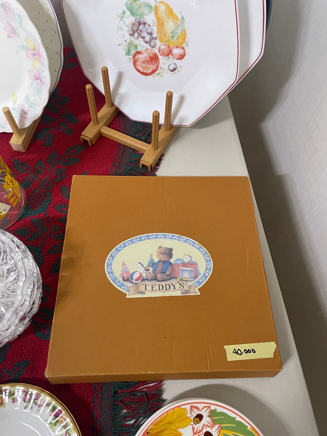 곰돌이 빈티지 접시 상품이미지2