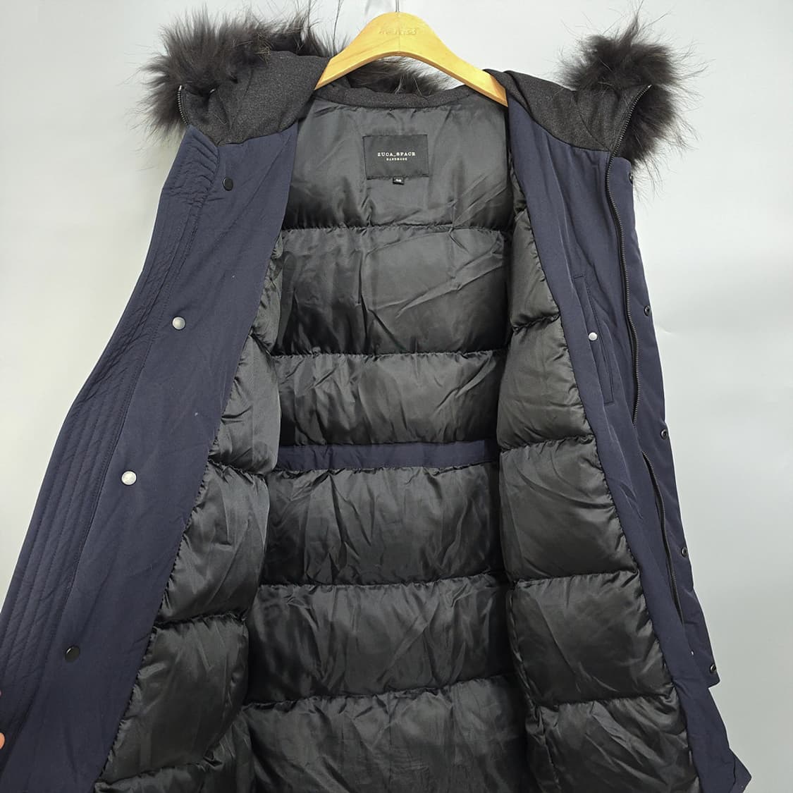 주카스페이스(ZUCA_SPACE) 퍼후드 롱패딩 48 상품이미지4