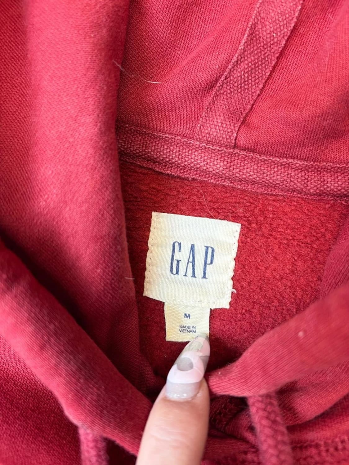 갭 스펠아웃 시그니처 로고 후드티 A1638 상품이미지5