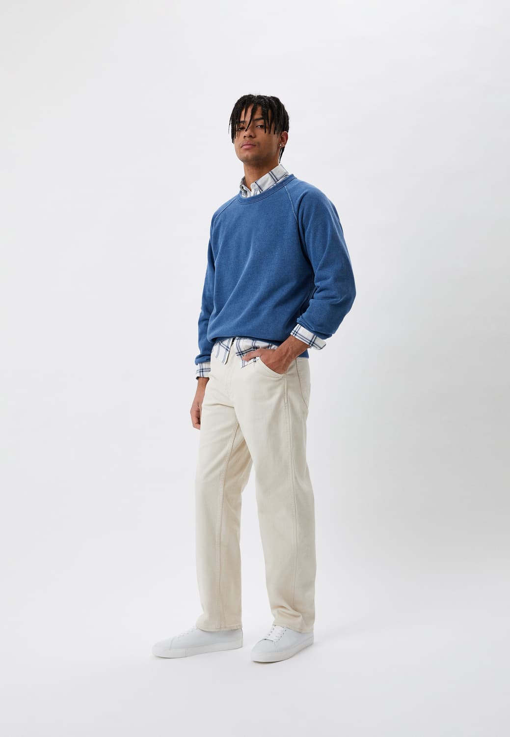 유니클로 와이드 스트레이트 진 M 상품이미지1