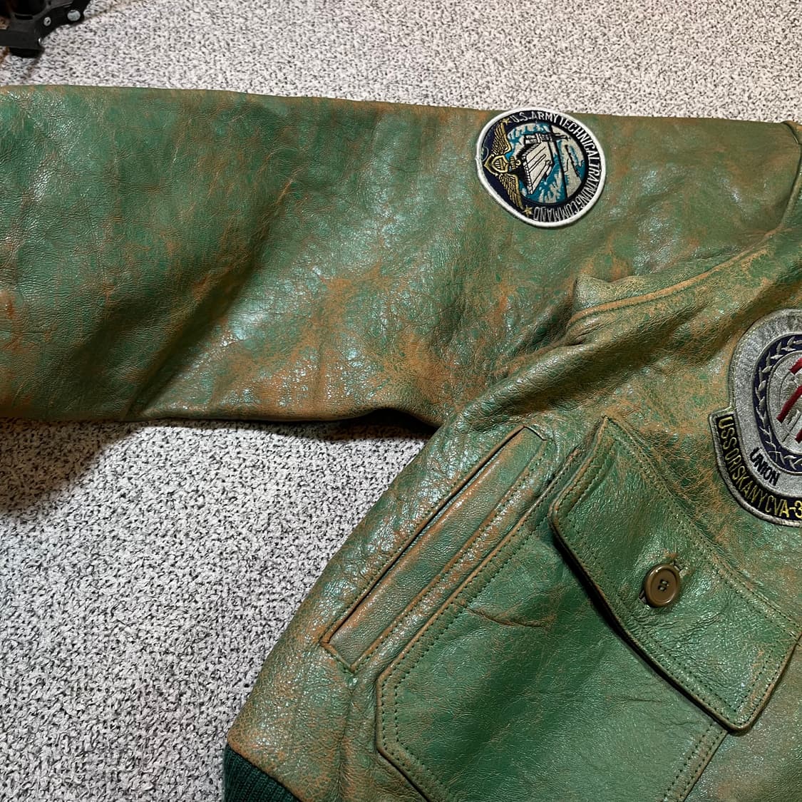 오리지널 탑건 미공군 G-1 리얼가죽 자켓 상품이미지4