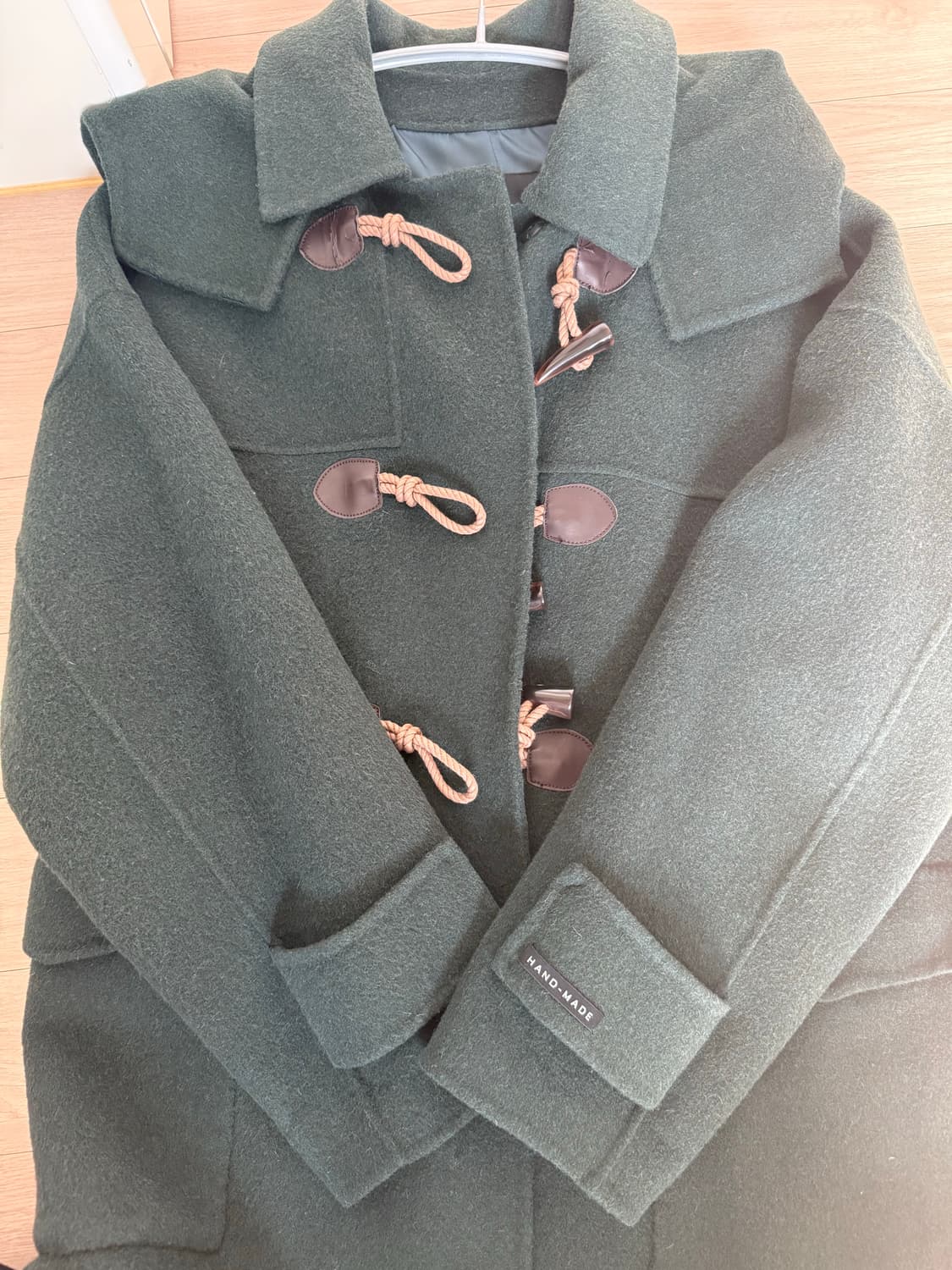 클리지 후드 더플코트 상품이미지4