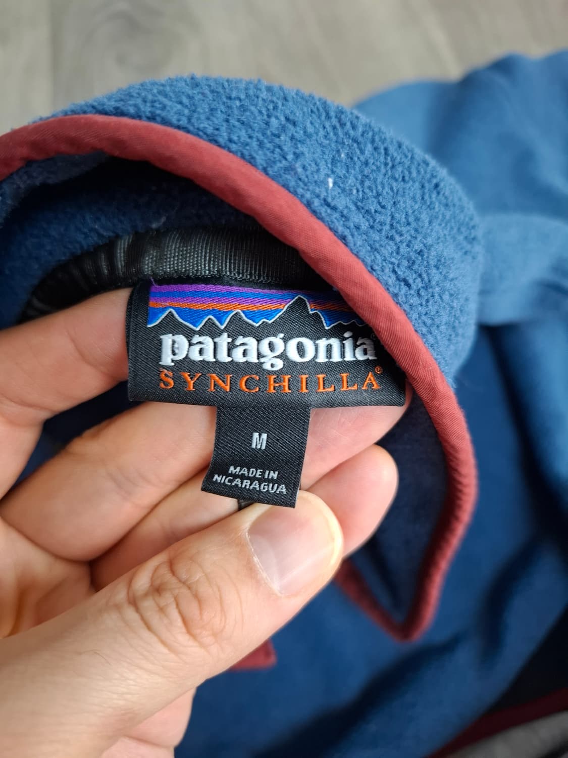 M 파타고니아 신칠라 블루 플리스 풀오버 상품이미지6