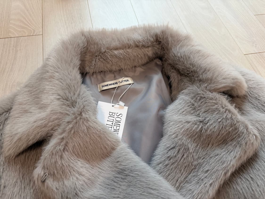 썸웨어버터 하프 퍼자켓 에코퍼 새상품 상품이미지2