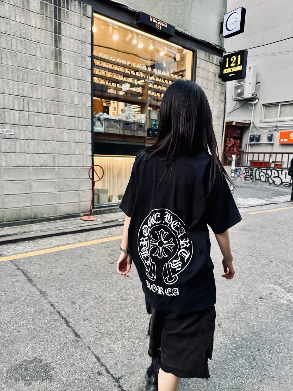 크롬하츠 홀스슈 코리아 로고 티셔츠 상품이미지2