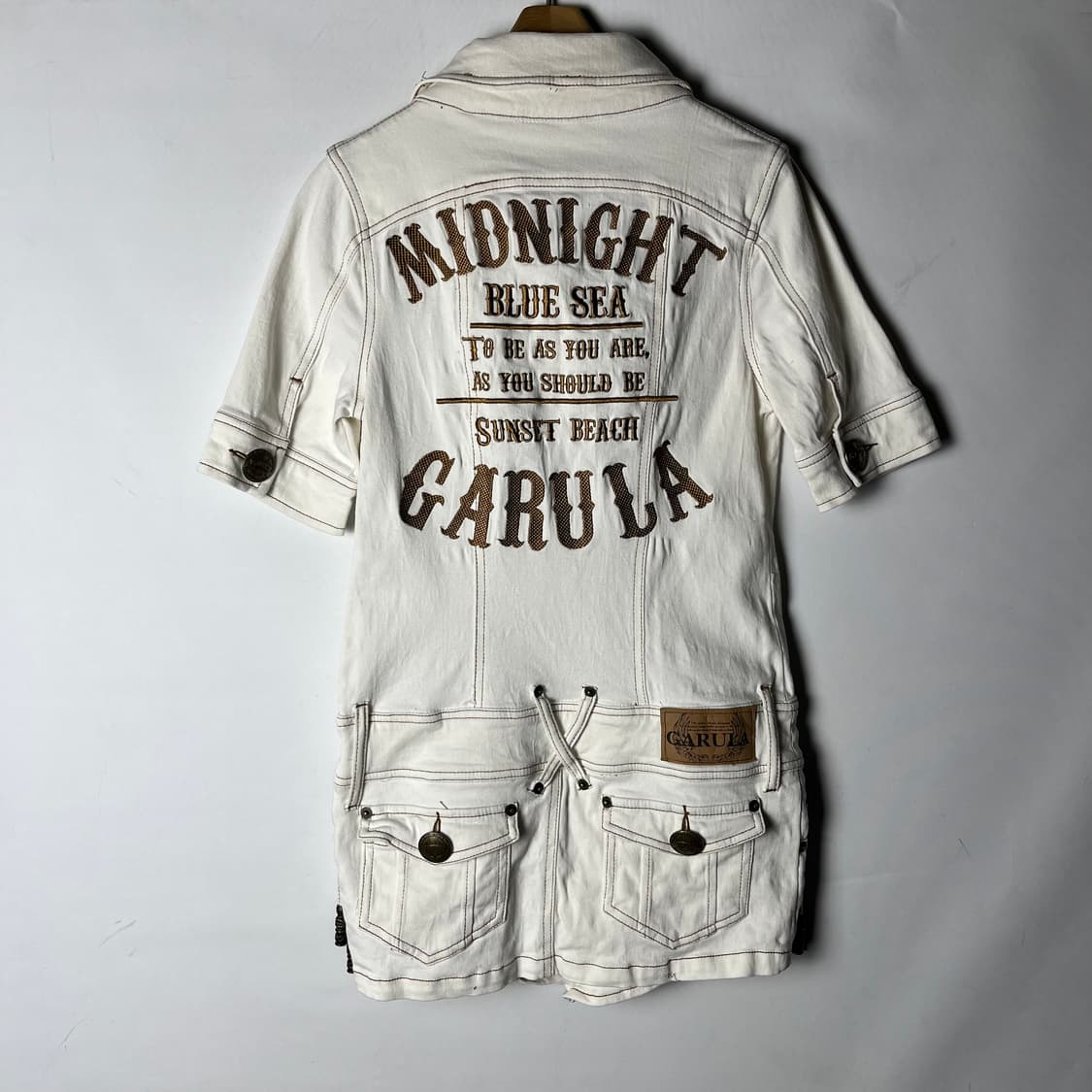 [Garula] 오네갸루 버튼 점프슈트 상품이미지2