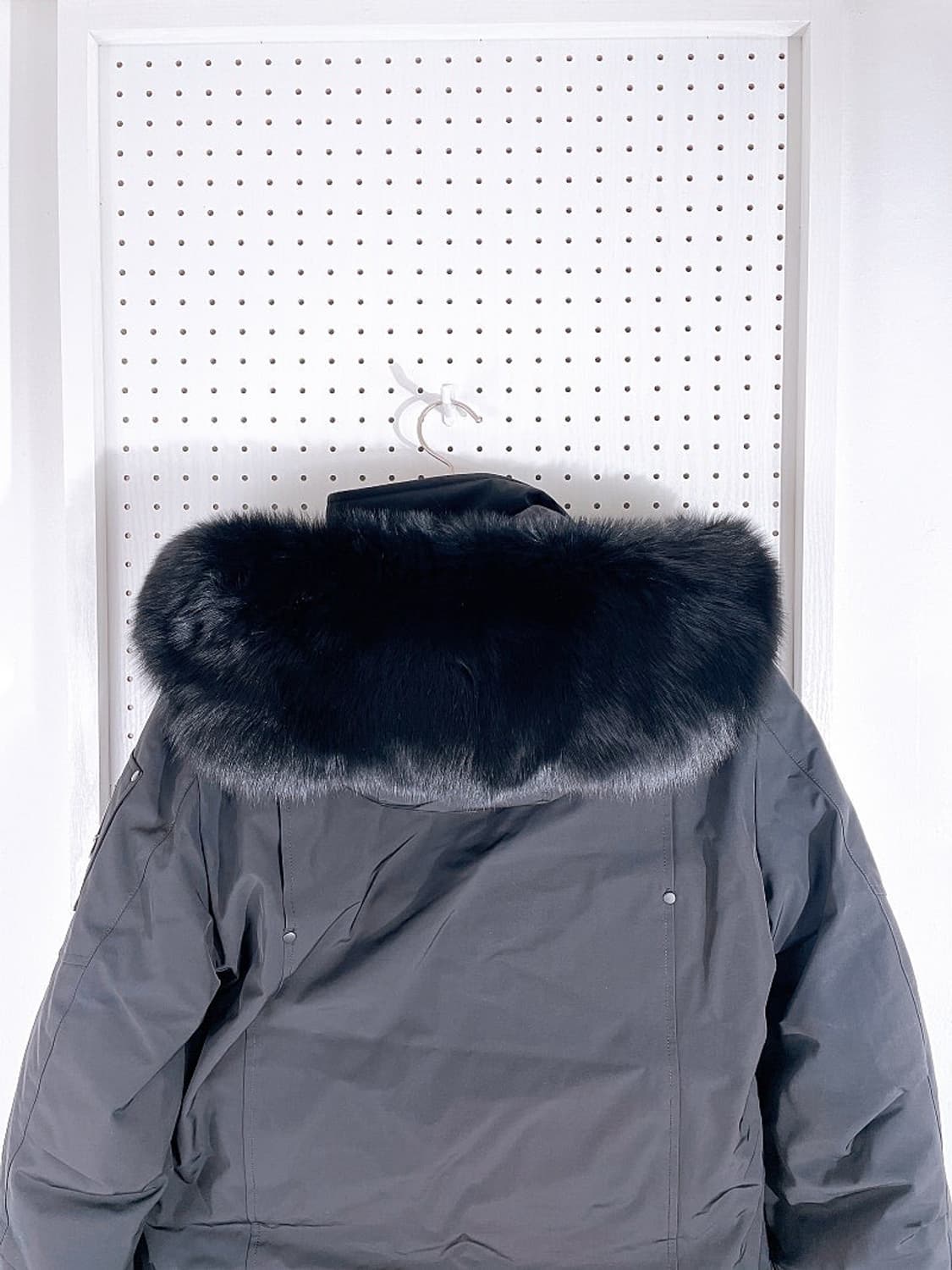 (정품/새상품) 무스너클 블랙 스틸 로고 구스다운 점퍼 상품이미지7