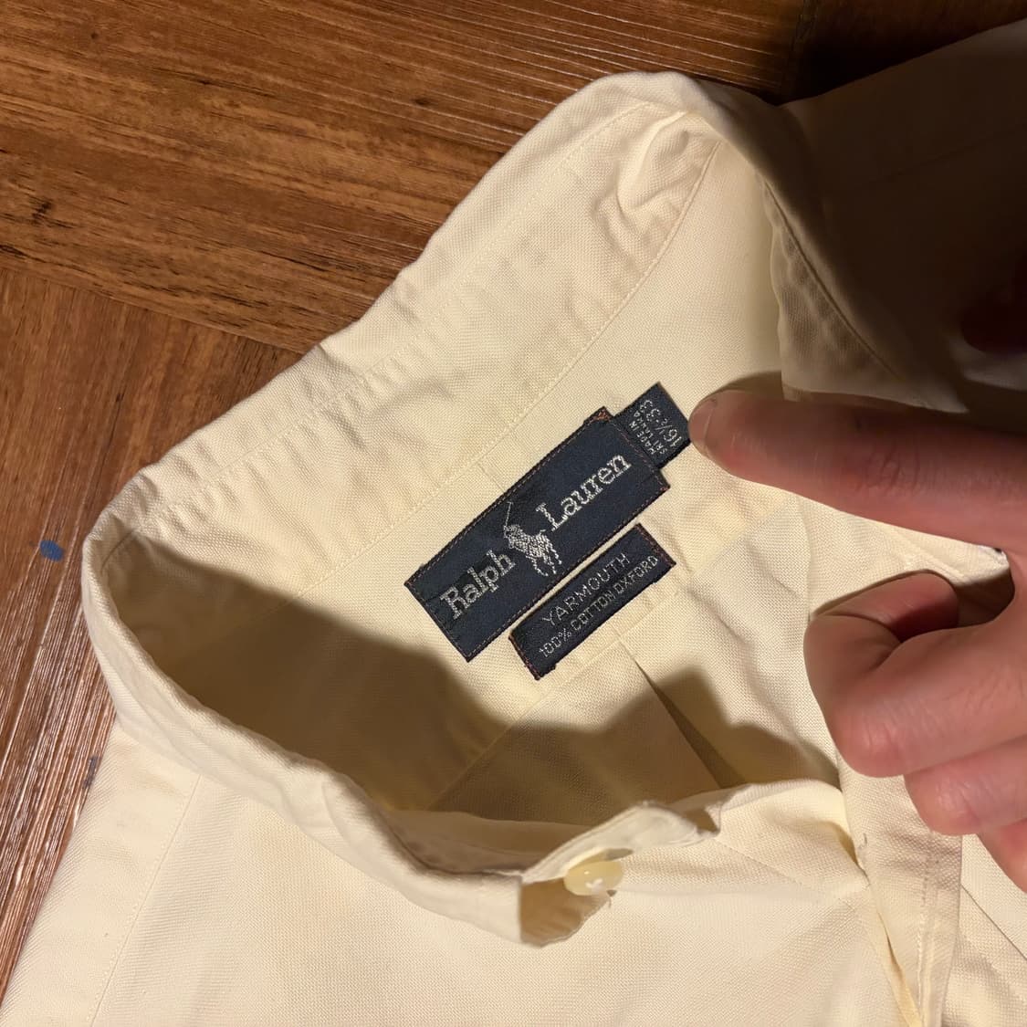 POLO RALPH LAUREN LEMON WHITE SHIRT 상품이미지2