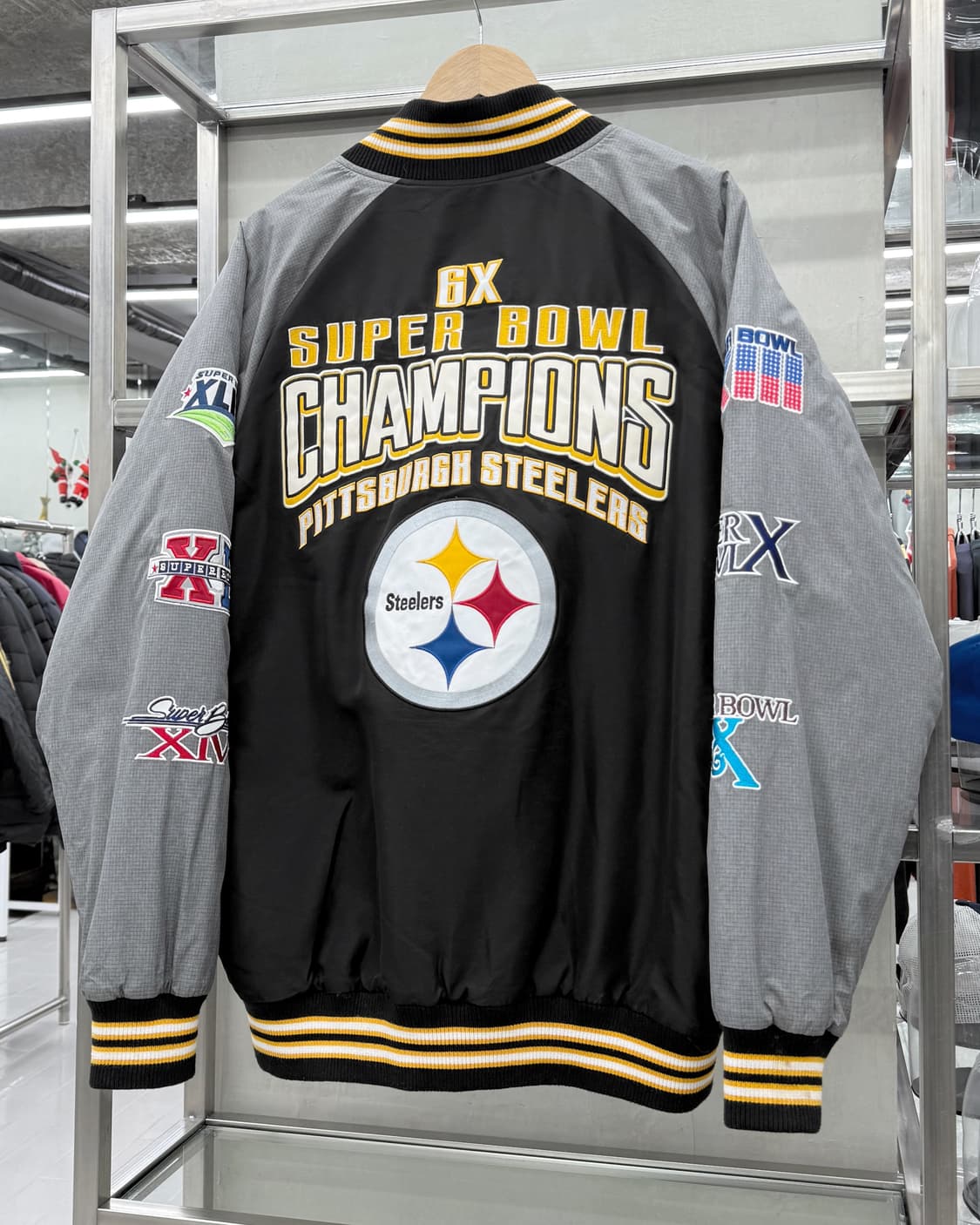 G-III SPORTS NFL 피츠버그 스틸러스 슈퍼볼 챔피언스 자켓 상품이미지2