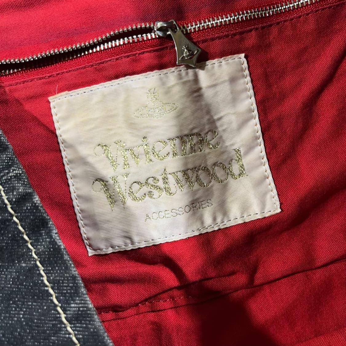 [Vivienne Westwood] 비비안웨스트우드 재팬 캔버스 토트백 상품이미지3
