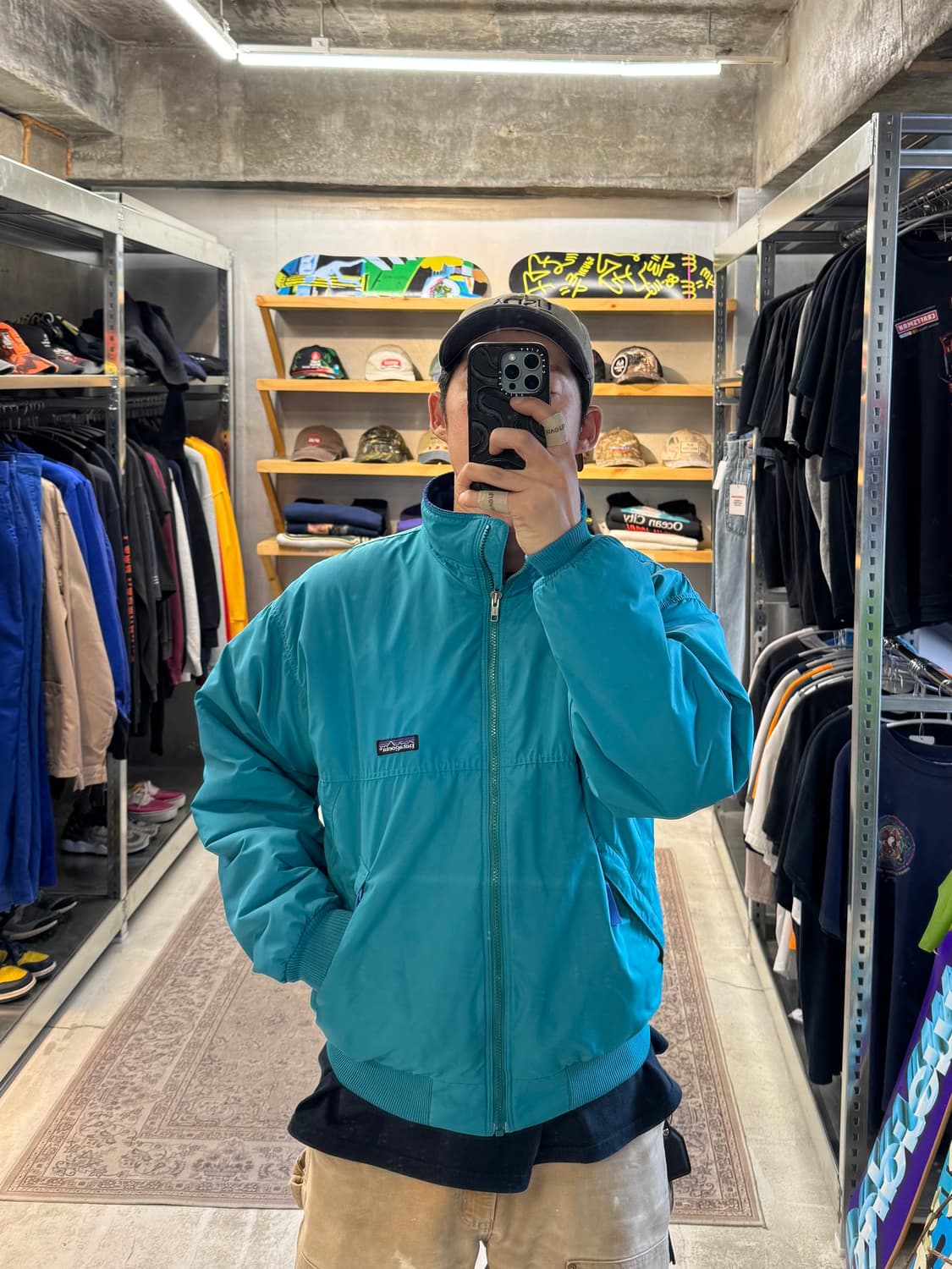 90s 파타고니아 쉘드 신칠라 웜업 자켓 usa 상품이미지2