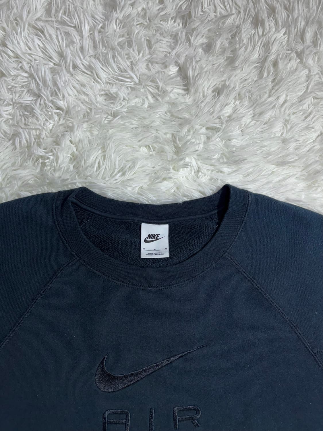 나이키 AIR 빅로고 블랙 맨투맨  상품이미지6