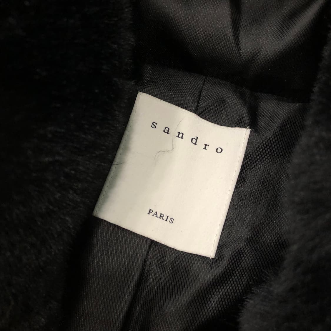 36 산드로 퍼 후드 오버핏 자켓 상품이미지4