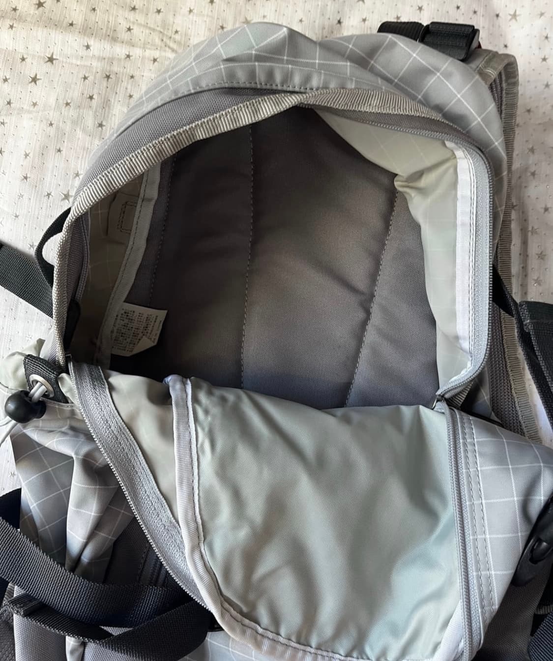 이스트보이 / 라이트그레이 체크 백팩 상품이미지2