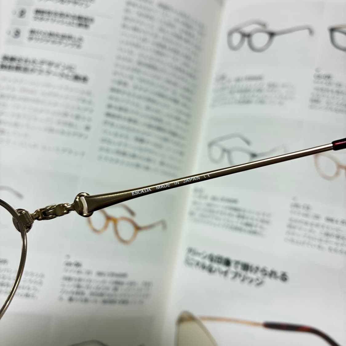 ESCADA 에스까다 에스카다 티타늄 골드 안경 상품이미지5