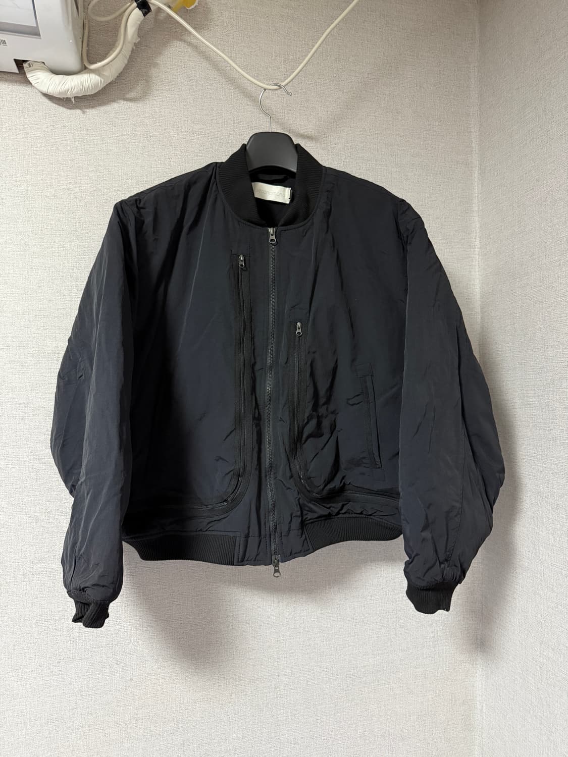 세컨모놀로그 MA-1 봄버 재킷 블랙 L 상품이미지2