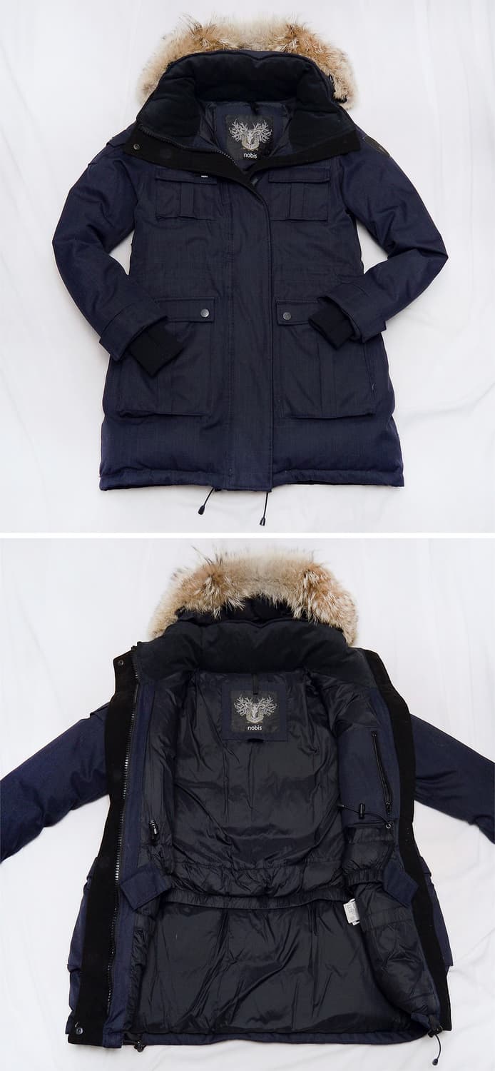 노비스 신디 헤비다운 패딩파카 다크네이비 (S / 85-90) 상품이미지2