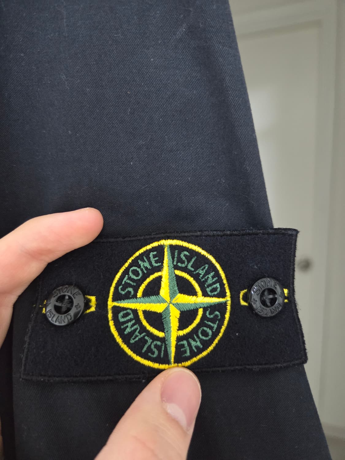 스톤아일랜드 올드이펙트 셔츠 블랙 상품이미지2