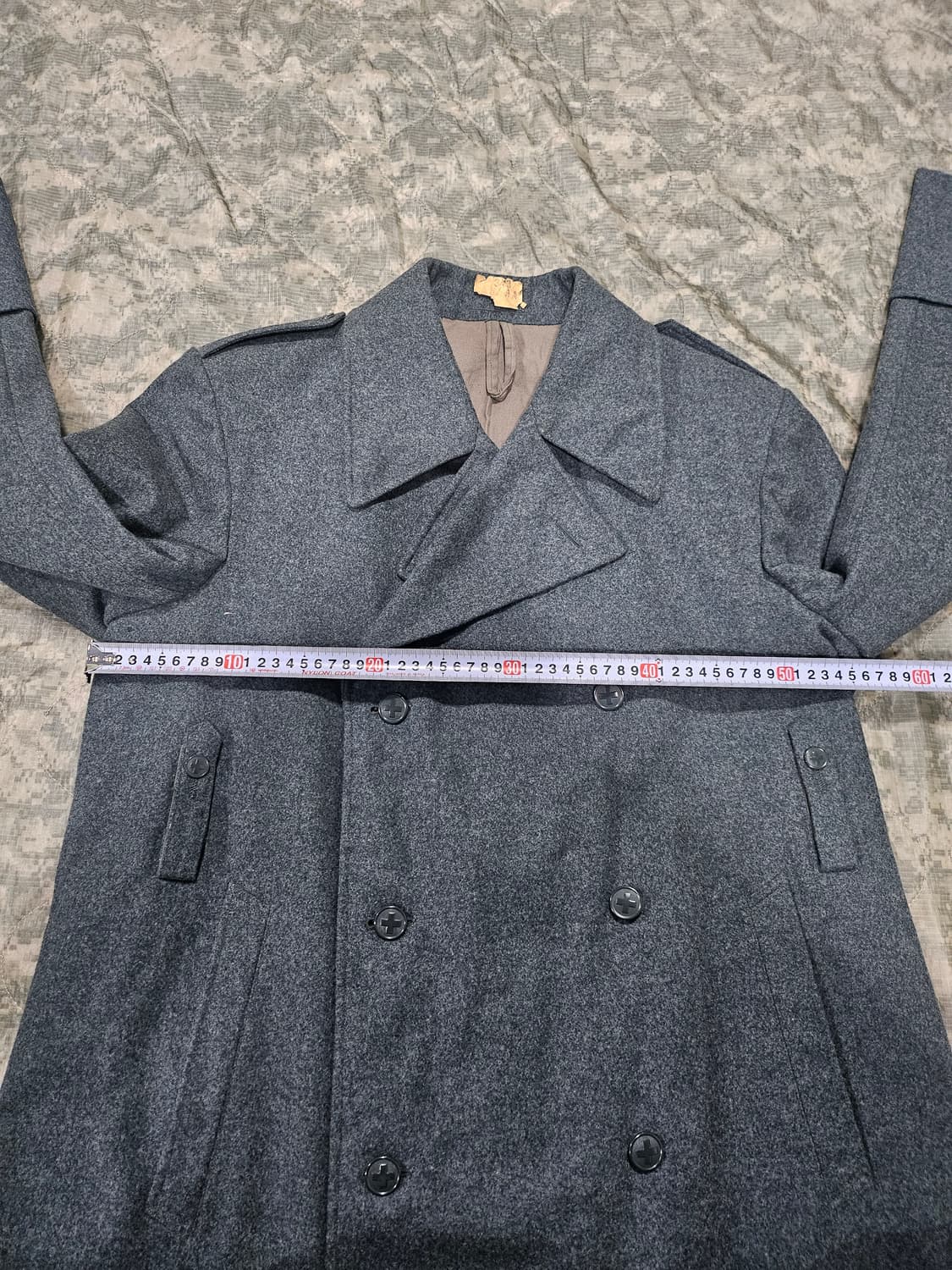 60s 프랑스군 오리지날 울더블코트 상품이미지8
