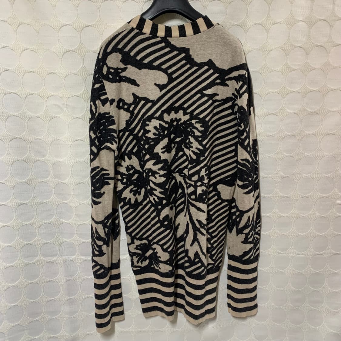 vivienne westwood man 플라워 스트라이프 니트 가디건 상품이미지4