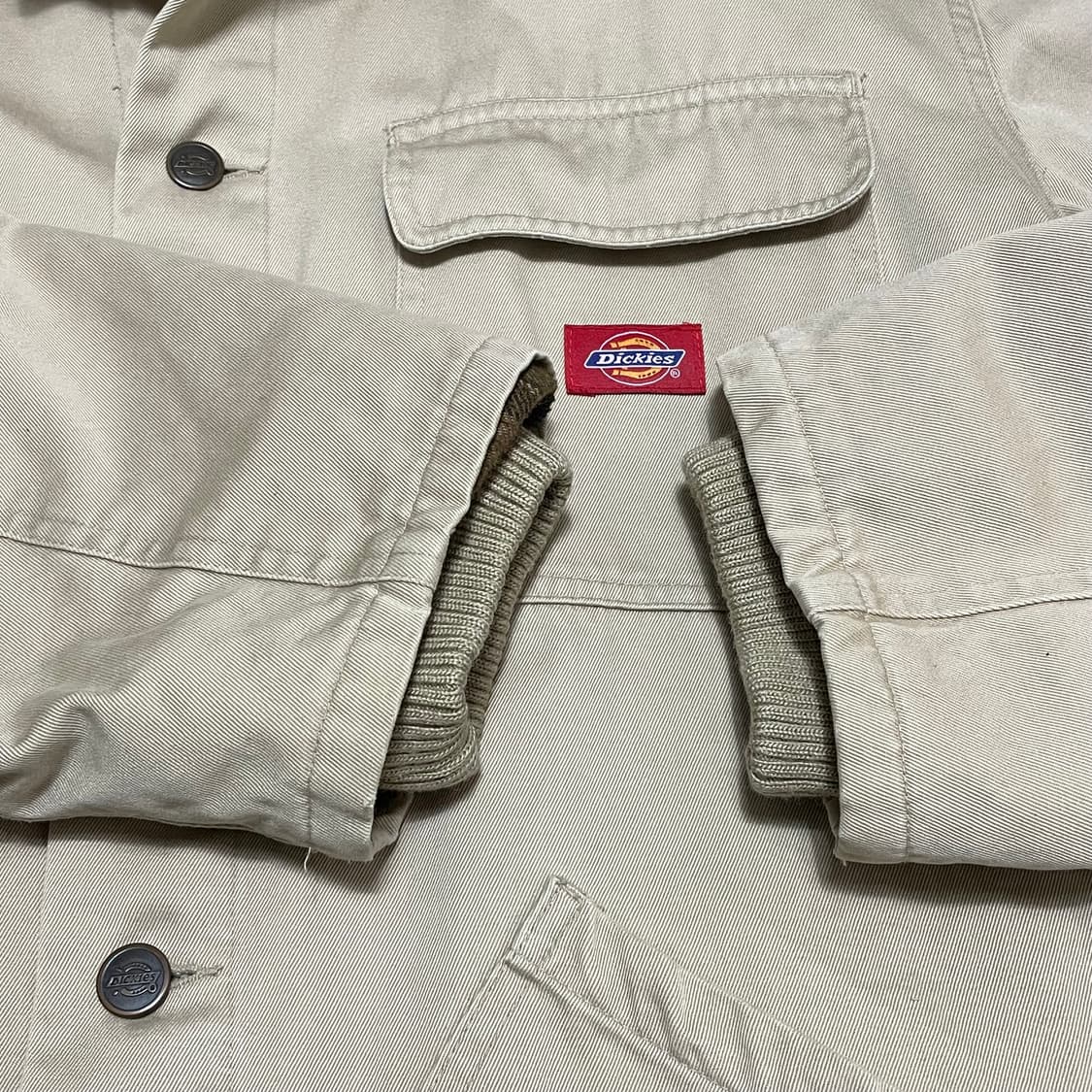 [L] 디키즈 베이지 코듀로이 칼라 워크 자켓 디트로이트맛 상품이미지3