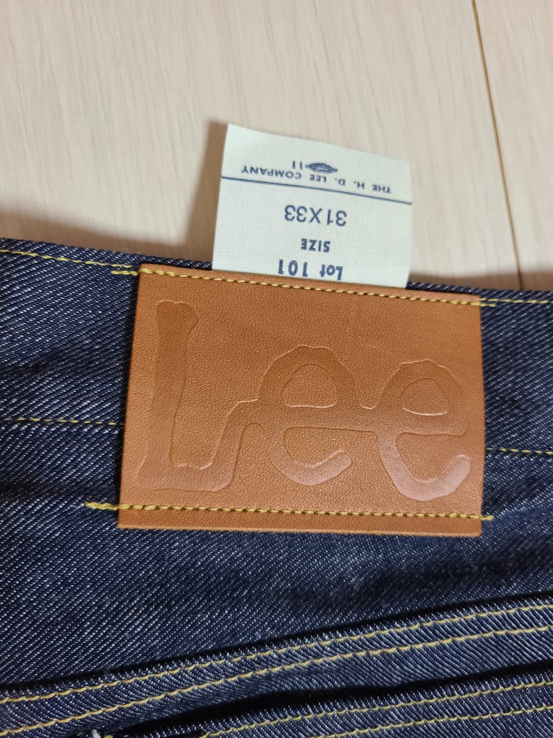 lee 리 아카이브 복각101b 셀비지 데님 팬츠 31 사이즈 상품이미지3