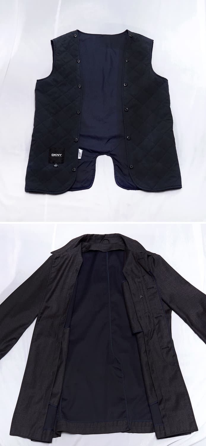 DKNY 디테처블 라이너 퓨어울 카코트 자켓 (US 42 / 100+) 상품이미지4