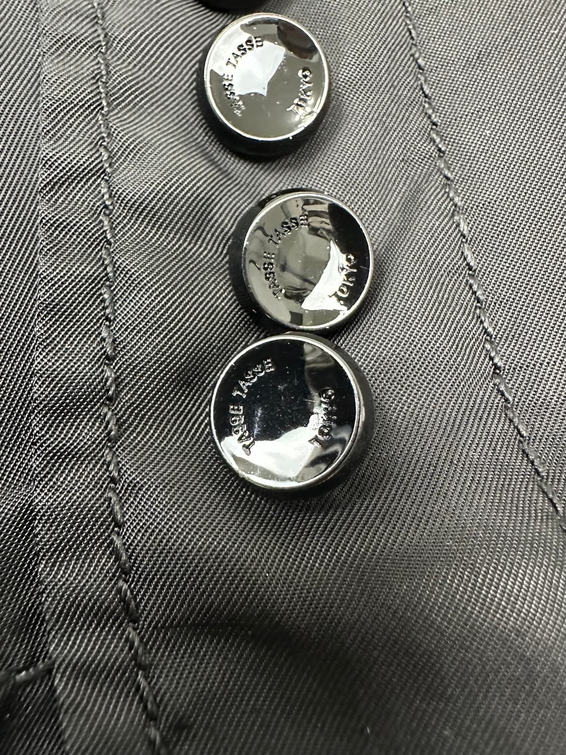 타스타스 하이넥 사선 오버랩 코트 상품이미지9