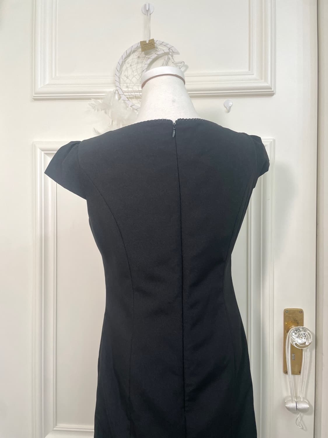 black princess line puff sleeve ruffle p 상품이미지4