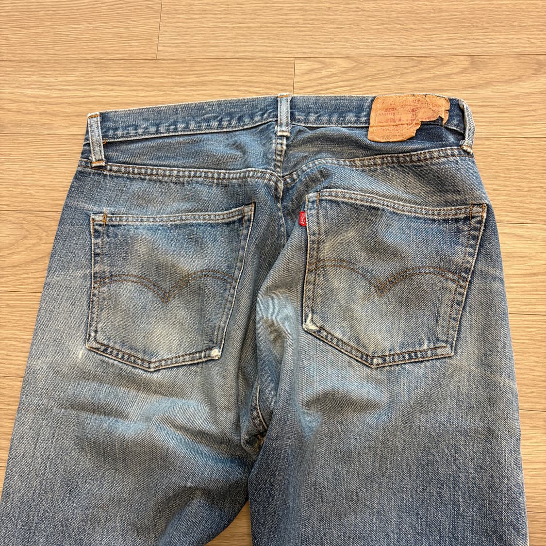 70s 리바이스 501 66전기 (허리단면 40cm) 상품이미지5