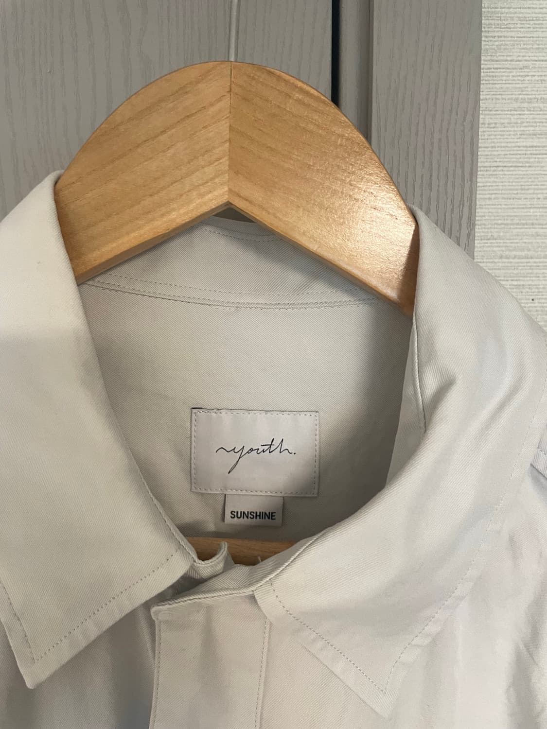 유스 youth 루즈드 셔츠 라이트그레이 S 상품이미지3