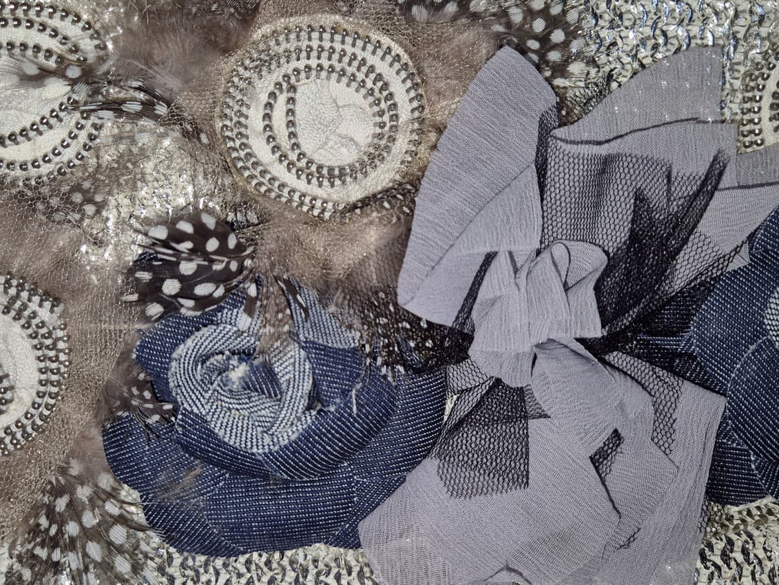 Vintage Grunge-Fairy corsage tweed Bag 상품이미지2