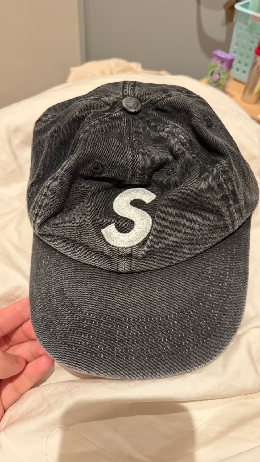 슈프림 피그먼트 볼캡 25ss 블랙  상품이미지1