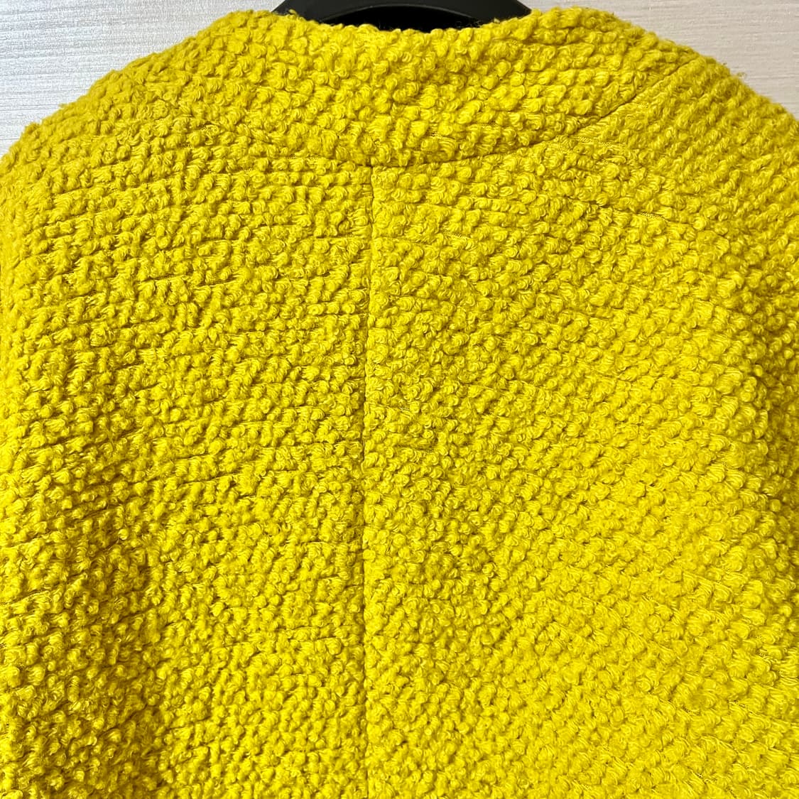 자라 ZARA 울 혼방 오버핏 코트 옐로우 노랑 상품이미지6