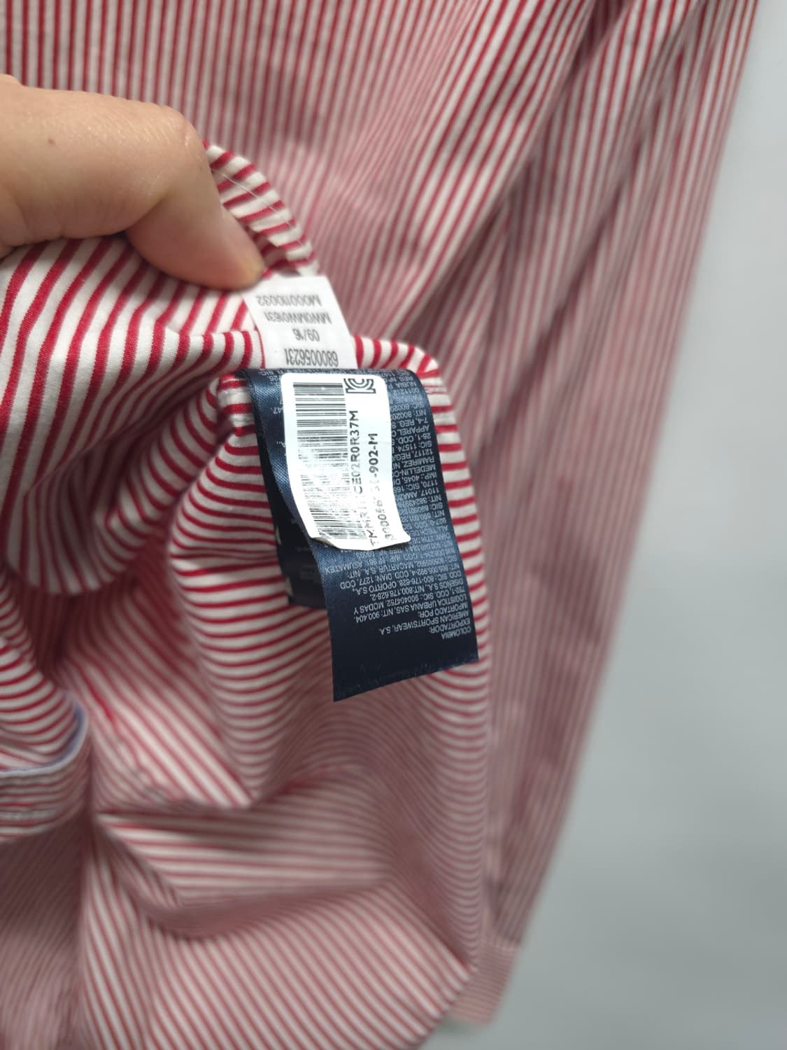 타미힐피거 레드 스트라이프 슬림핏 셔츠 (95~100) 상품이미지8