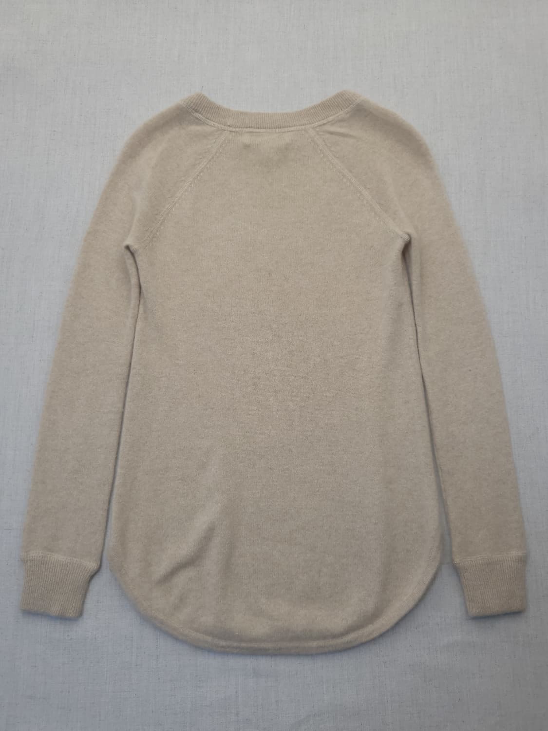 캐시미어 라운드넥 니트 베이지 s 상품이미지5